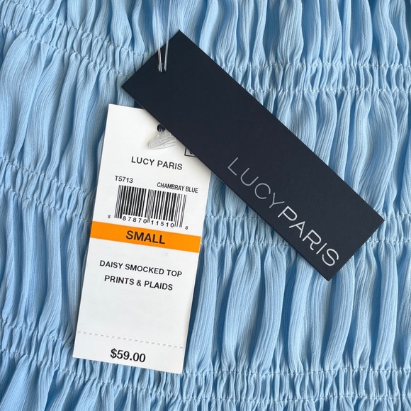 Lucy Paris Smocked Blouse - Picture 9 of 9